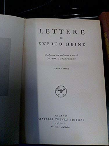 Lettere di Enrico Heine (vol. primo)