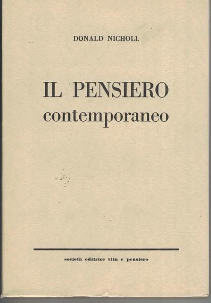 Il pensiero contemporaneo