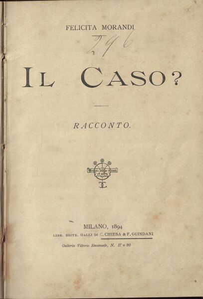 Il Caso? Racconto