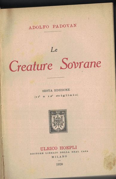 Le creature sovrane