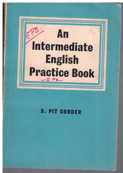 AN INTERMEDIATE ENGLISH PRACTICE BOOK