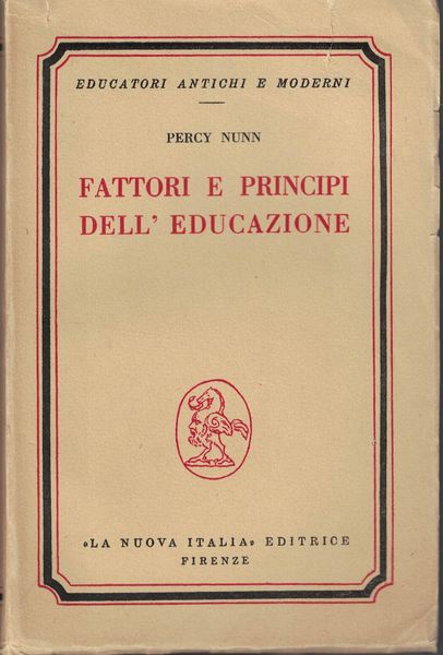 Fattori e principi dell'educazione