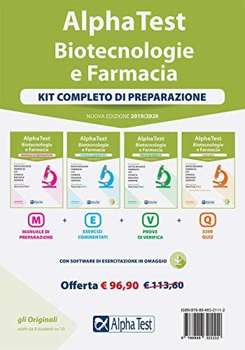 Alpha Test. Biotecnologie e farmacia. Kit completo di preparazione: Manuale …