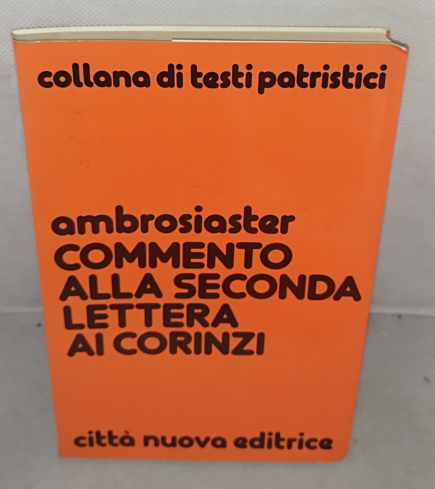 ambrosiaster commento alla seconda lettera ai corinzi
