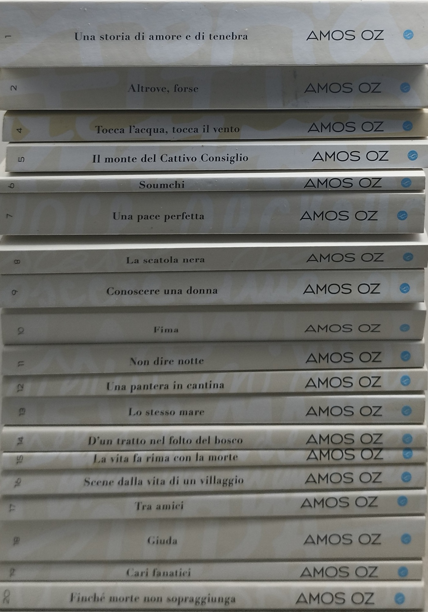 amos oz corriere della sera 19 volumi