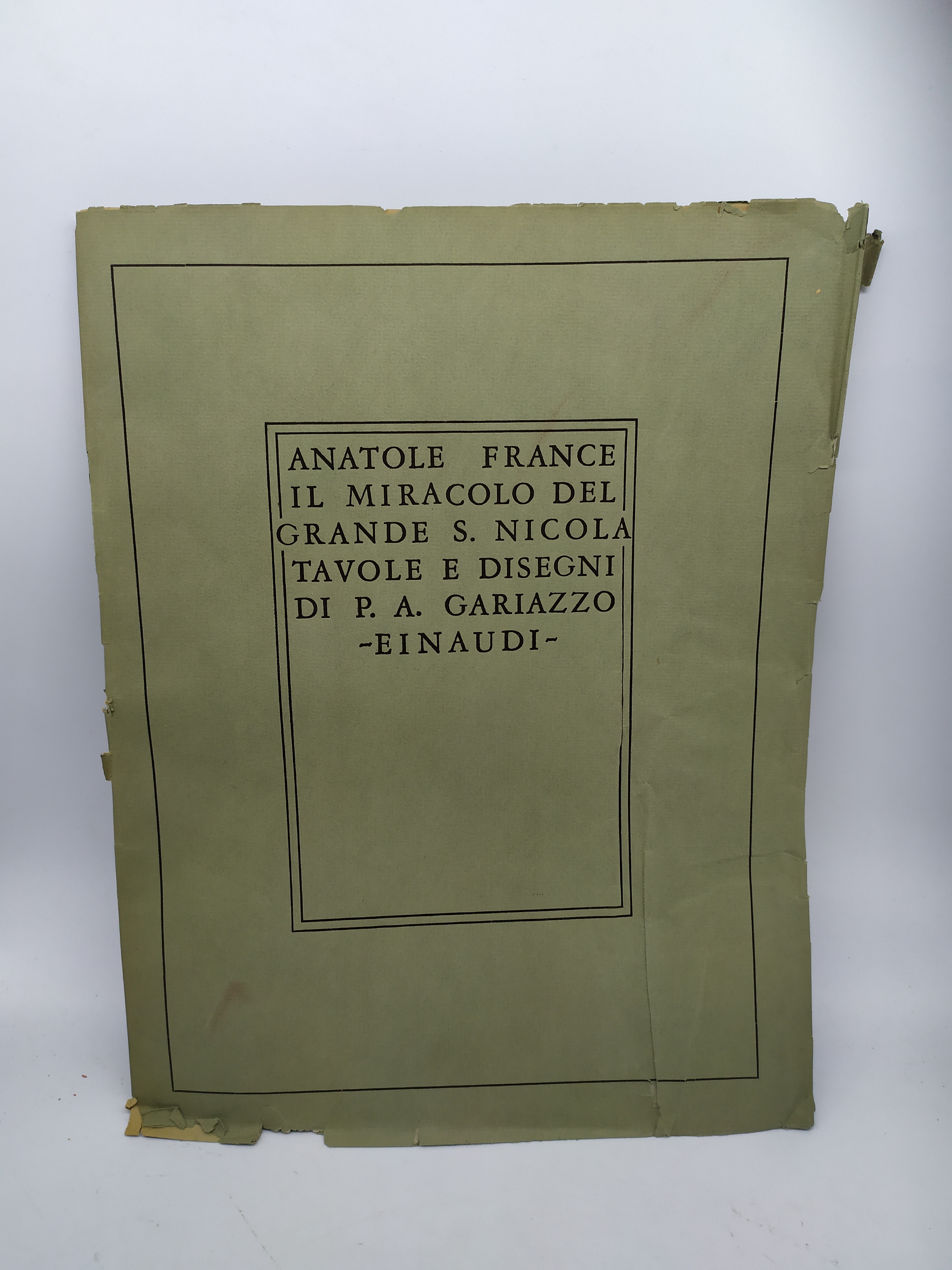 anatole france il miracolo del grande s.nicola tavole e disegni …