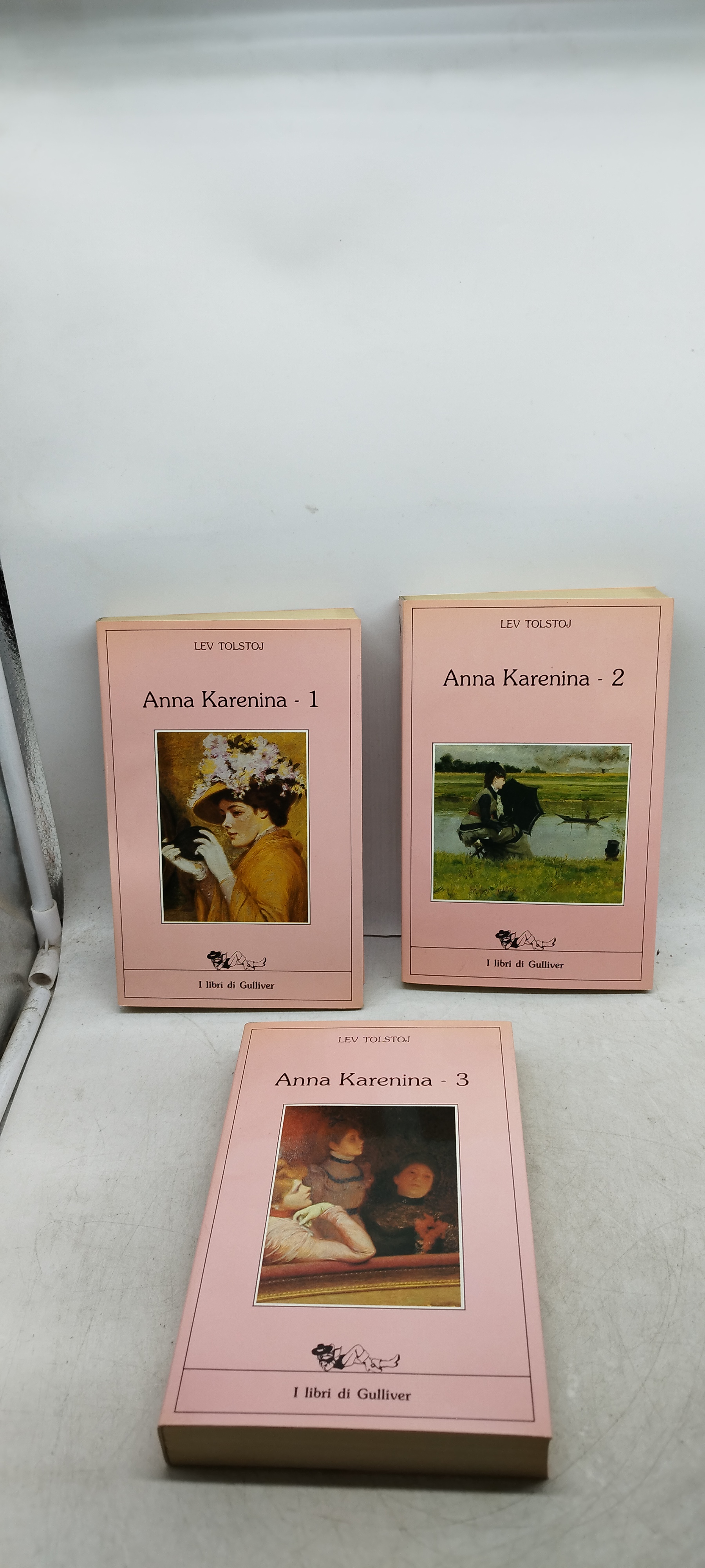 anna karenina lev tolstoj 3 volumi i libri di gulliver