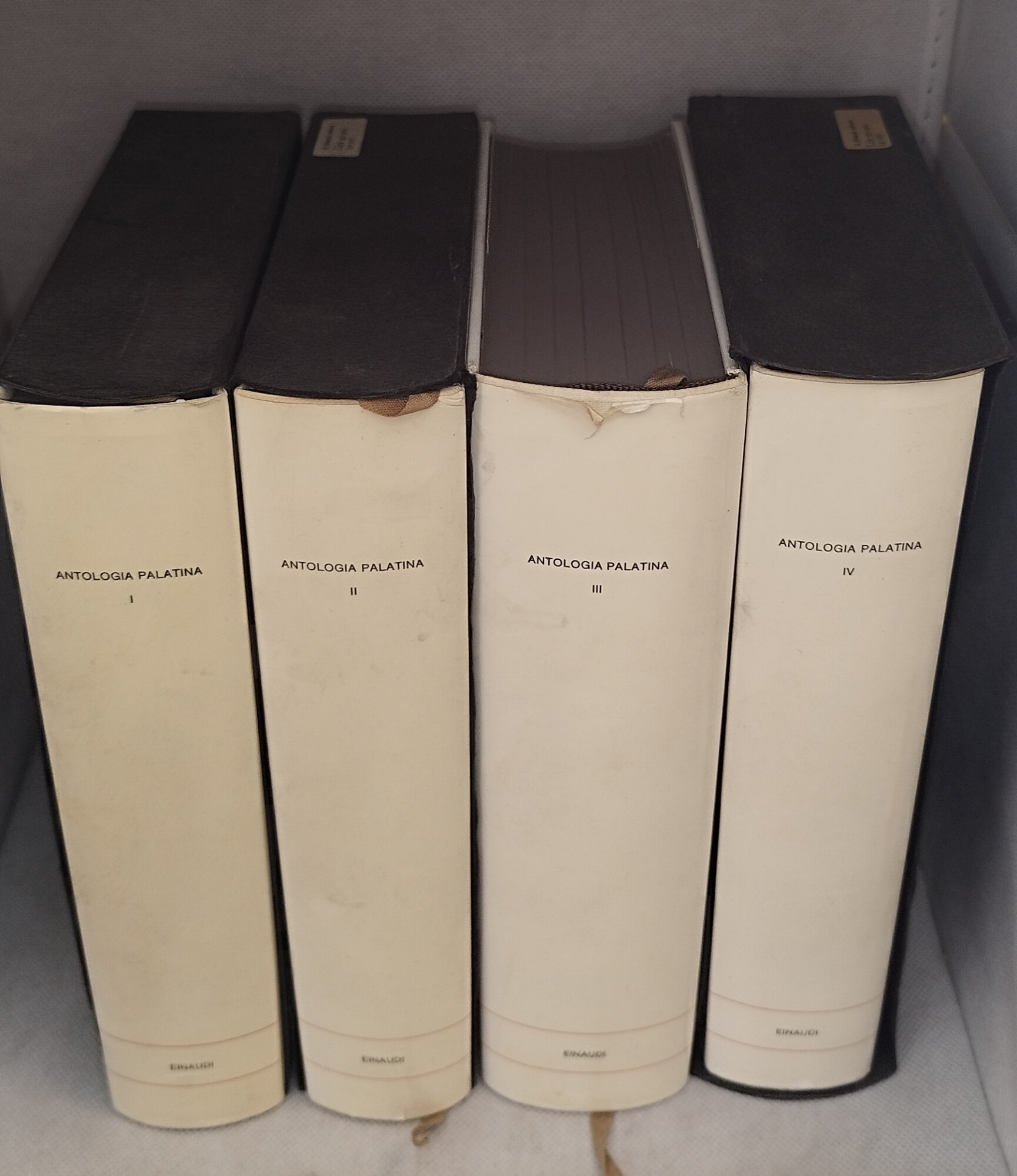 Antologia Palatina 4 volumi Einaudi i Millenni