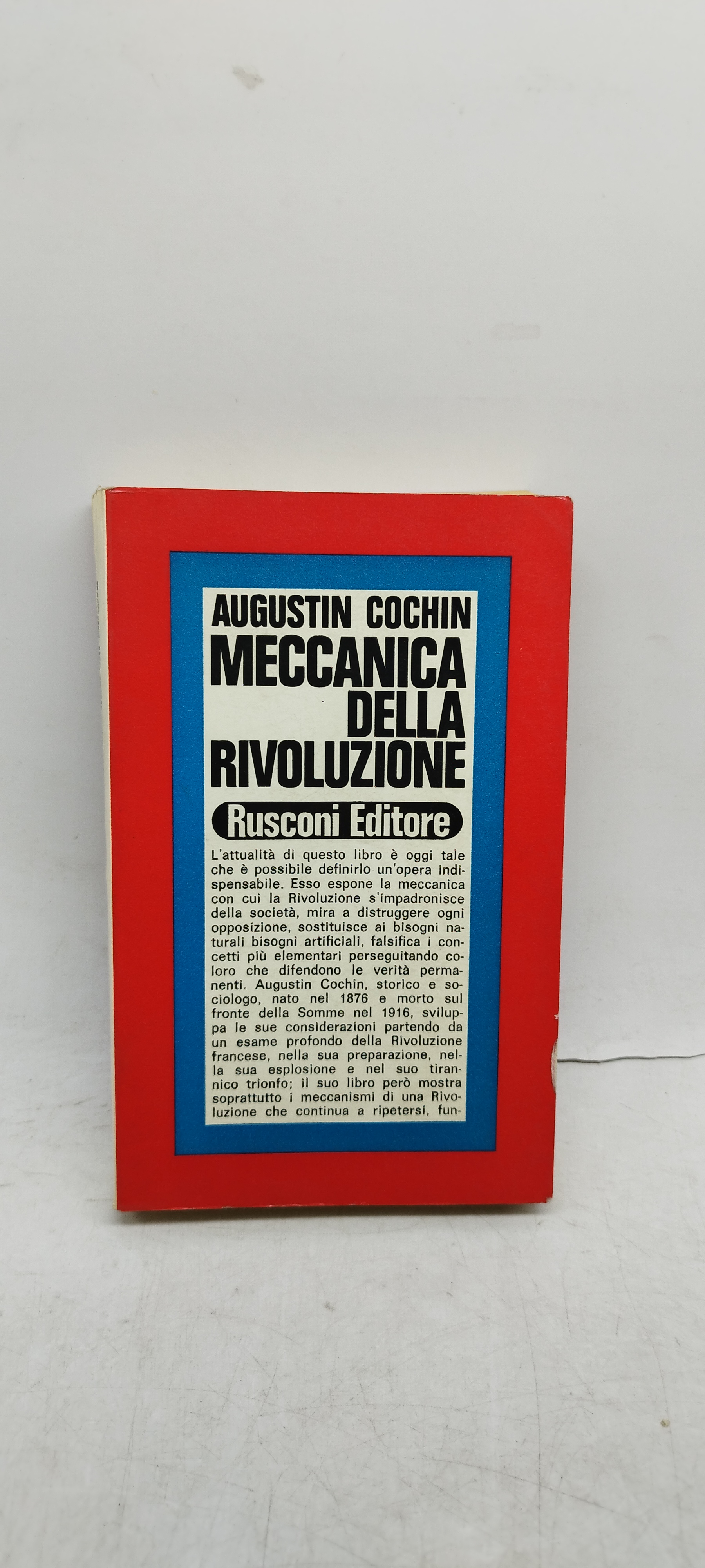 augustin cochin meccanica della rivoluzione rusconi