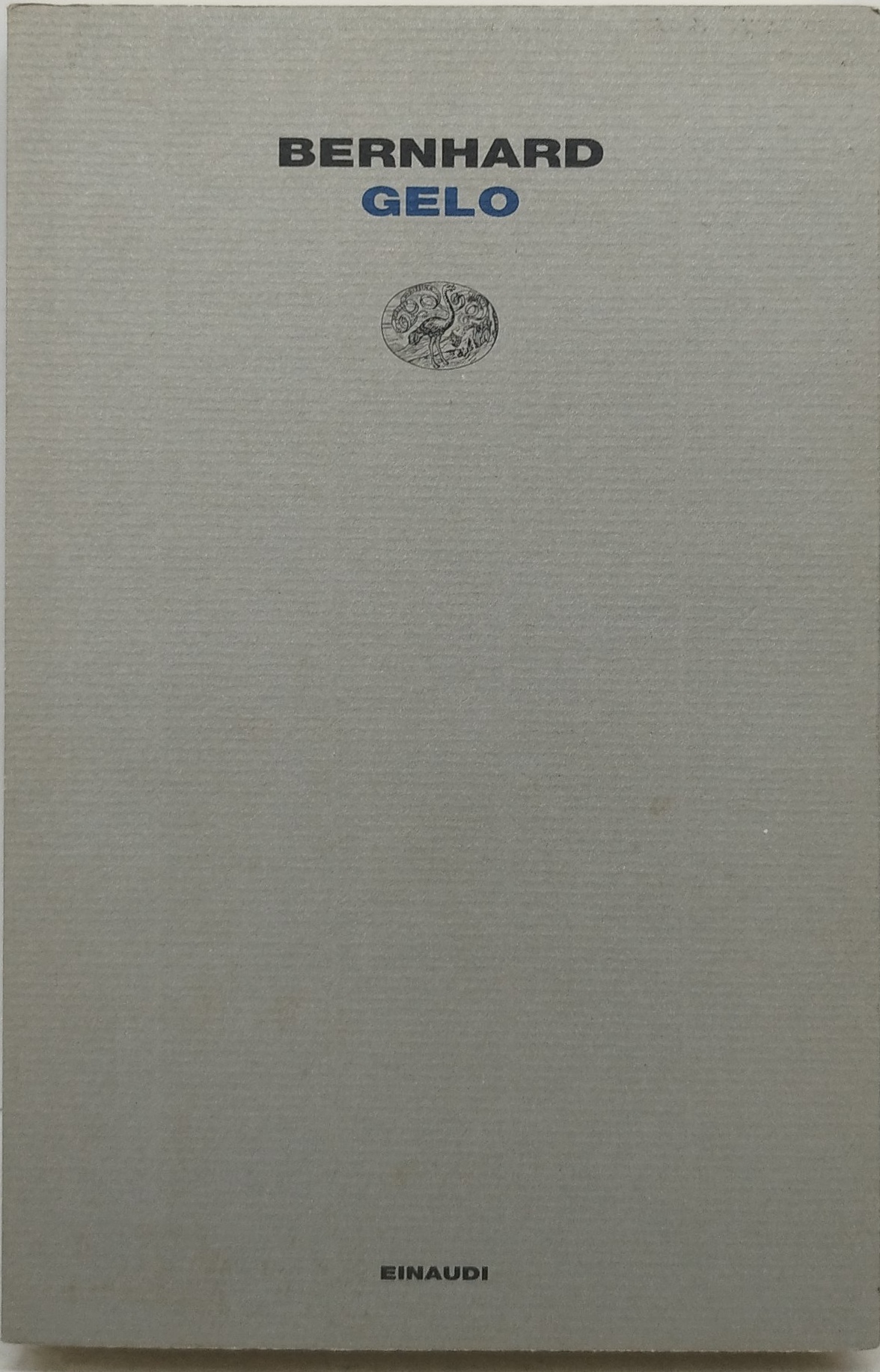 bernhard gelo einaudi