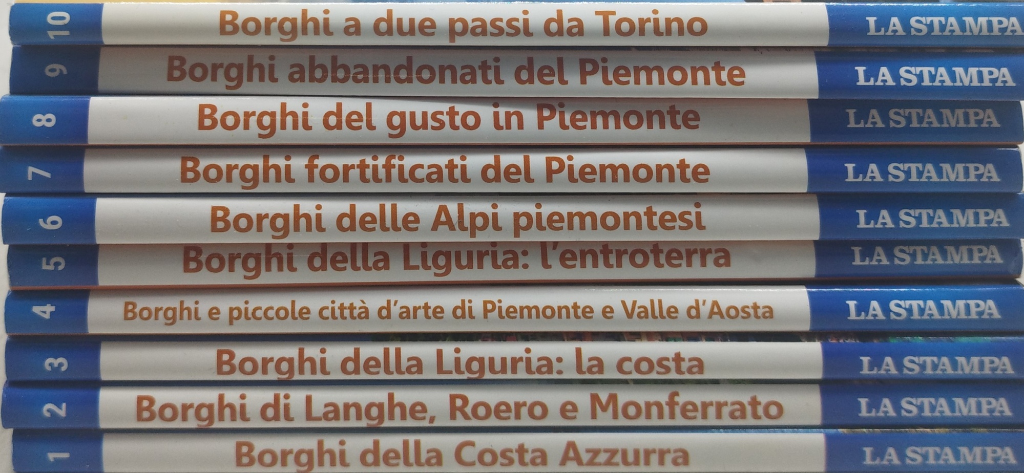 borghi imperdibili 10 volumi la stampa