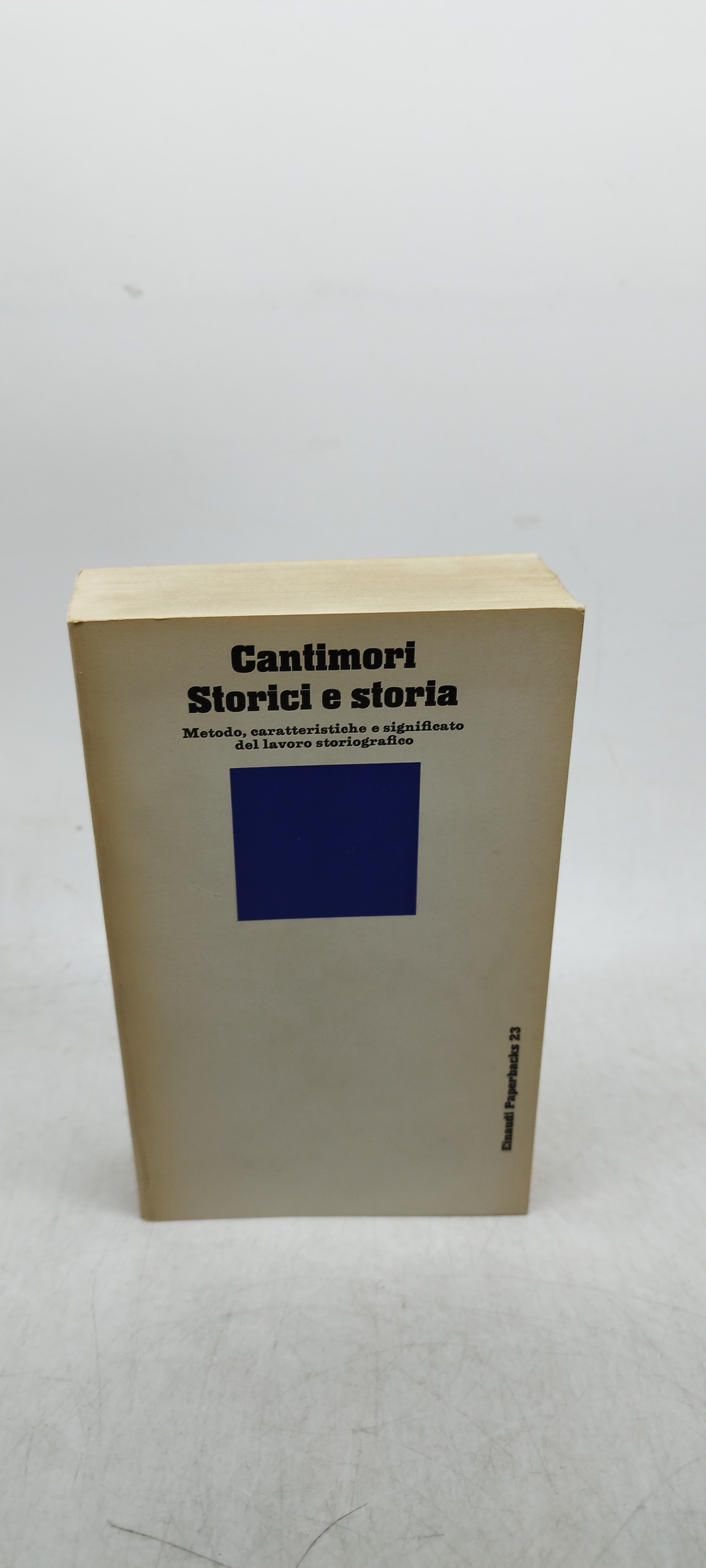 cantimori storici e storia einaudi paperbacks 23