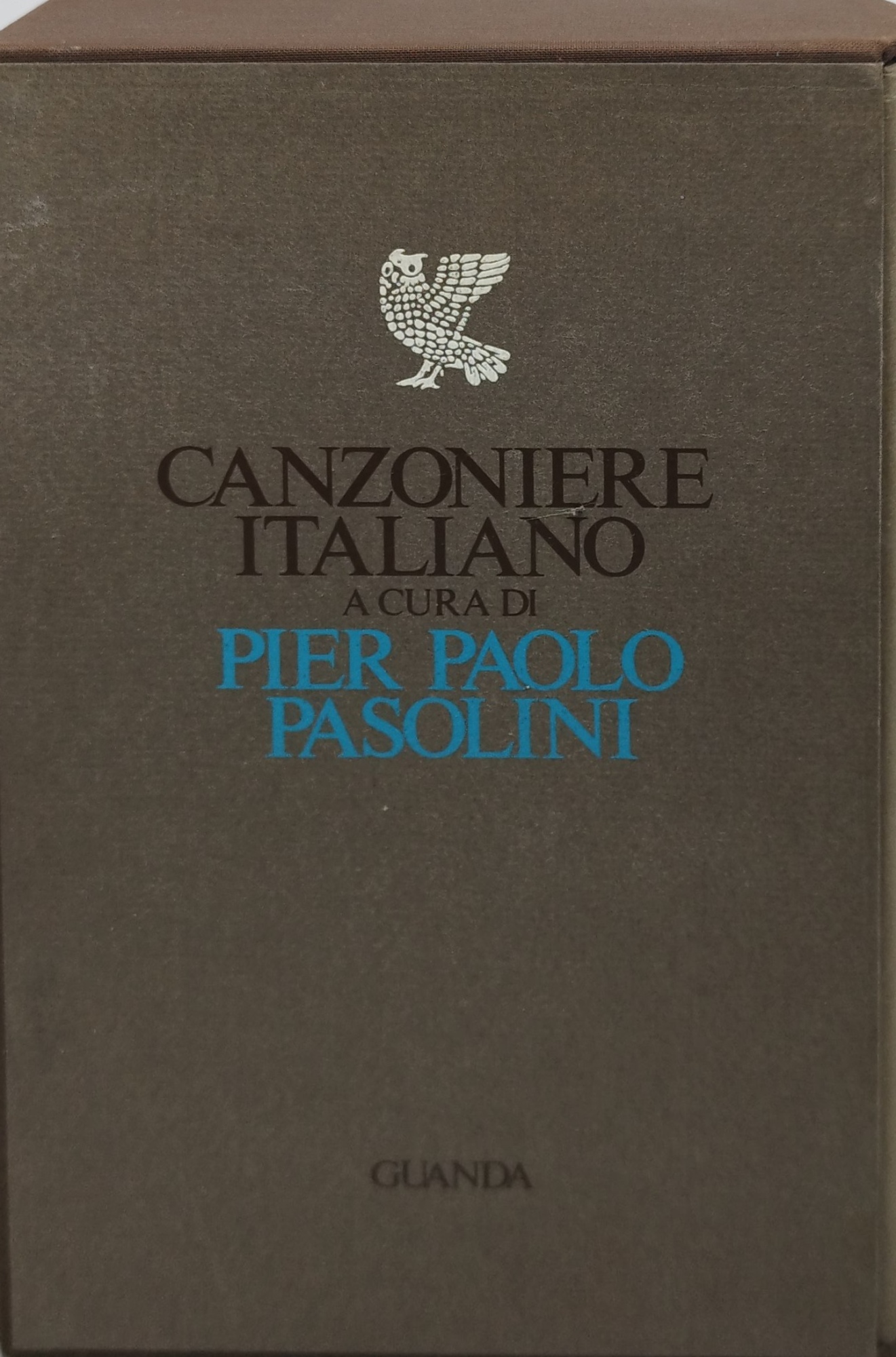 canzoniere italiano a cura di pier paolo pasolini