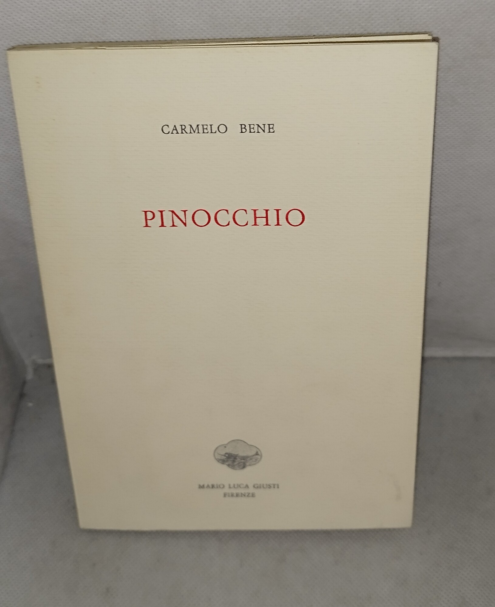 carmelo bene pinocchio edizione numerata