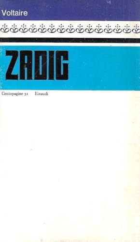 Contes, 1, zadig, memnon (extraits)