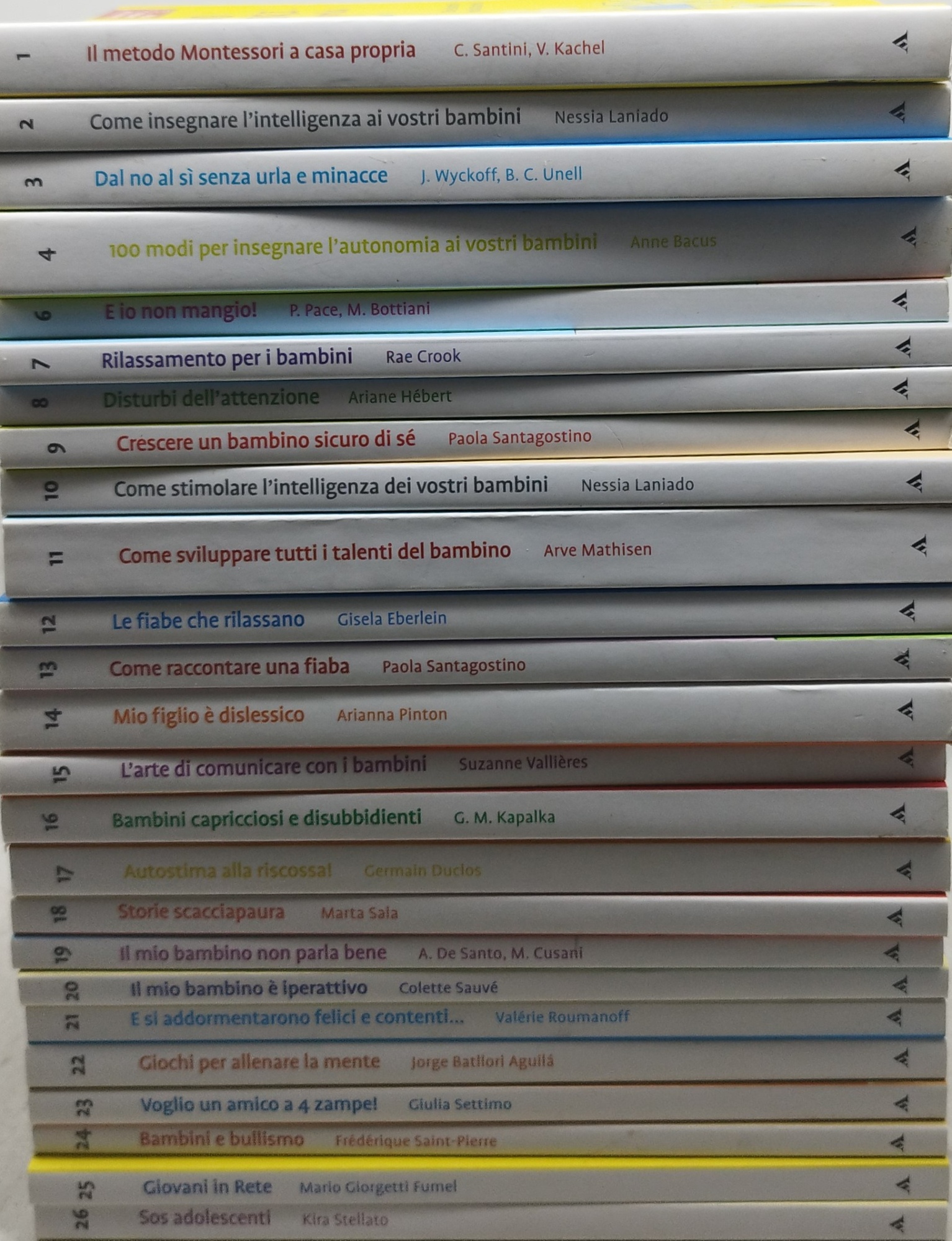 cresdcere un bambino felice 25 volumi mondadori