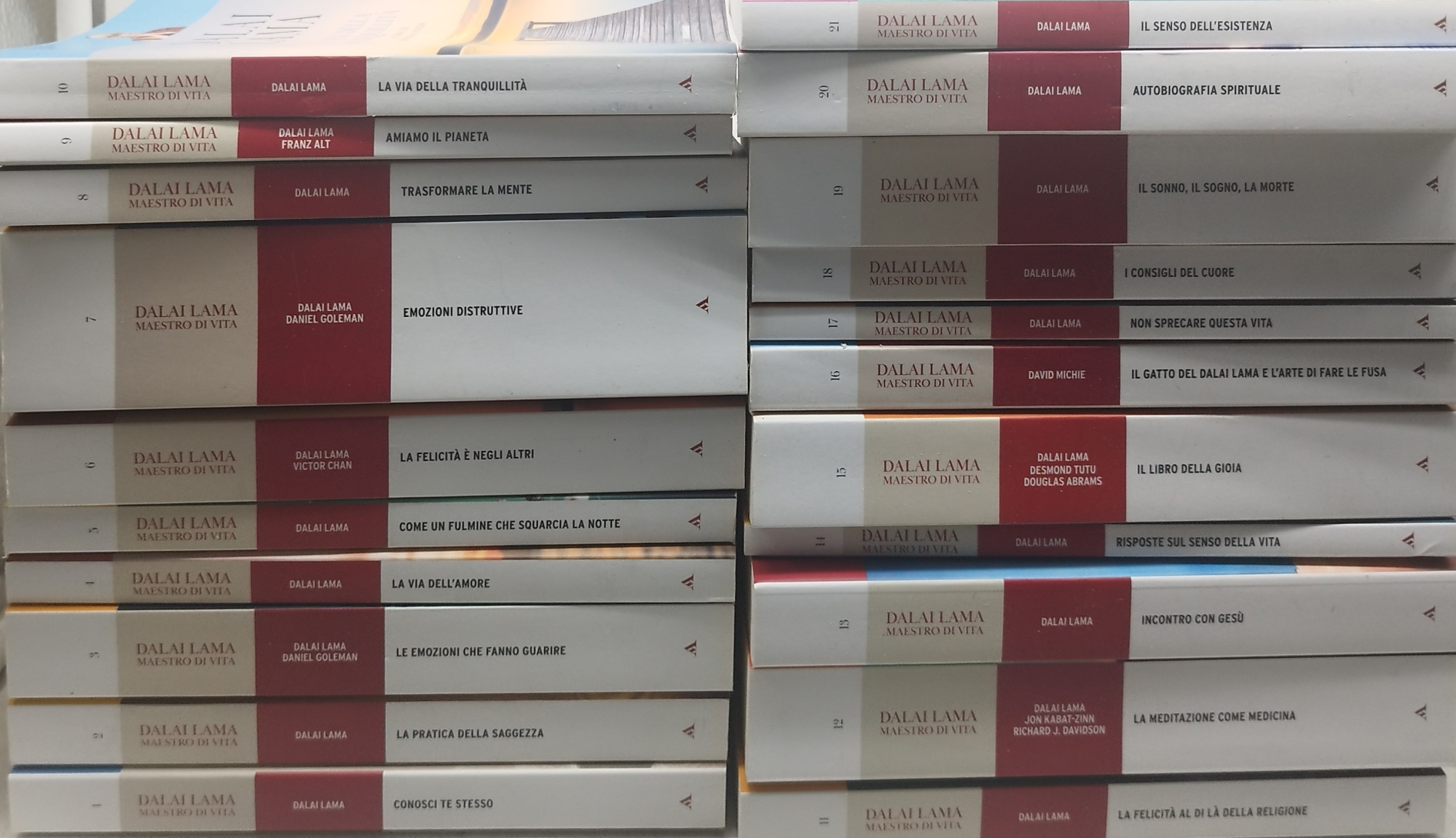 dailai lama maestro di vita 21 volumi mondadori