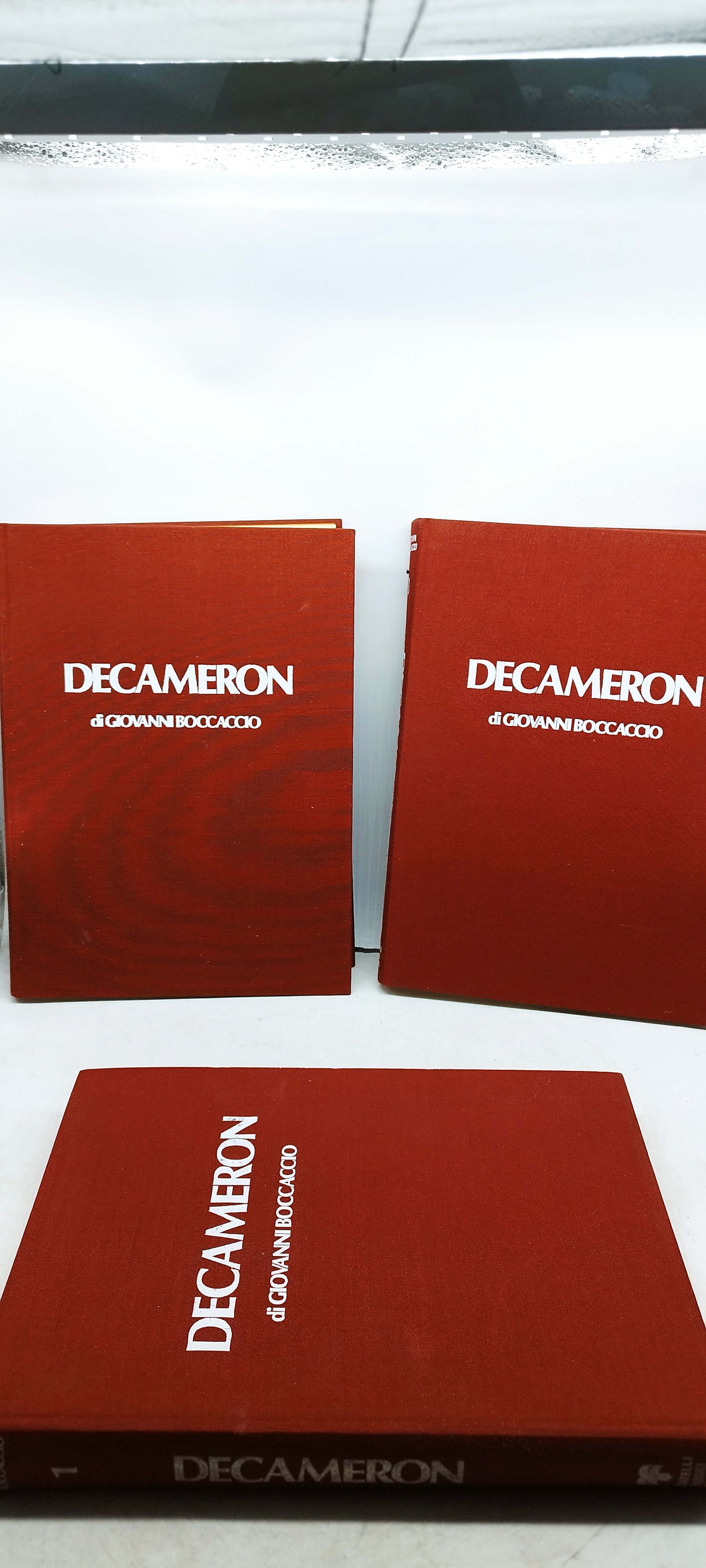 decameron di giovanni boccaccio 3 volumi fabbri editore