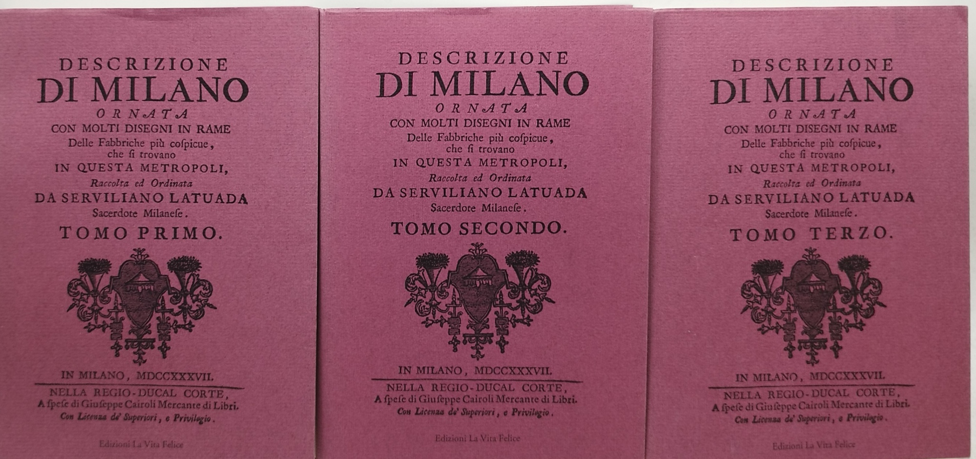 descrizione di milano ornata con molti disegni in rame 3 …