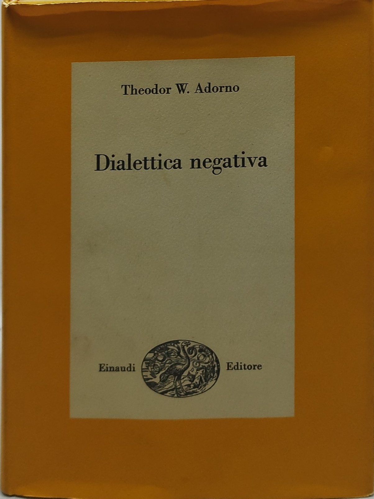 dialettica negativa einaudi