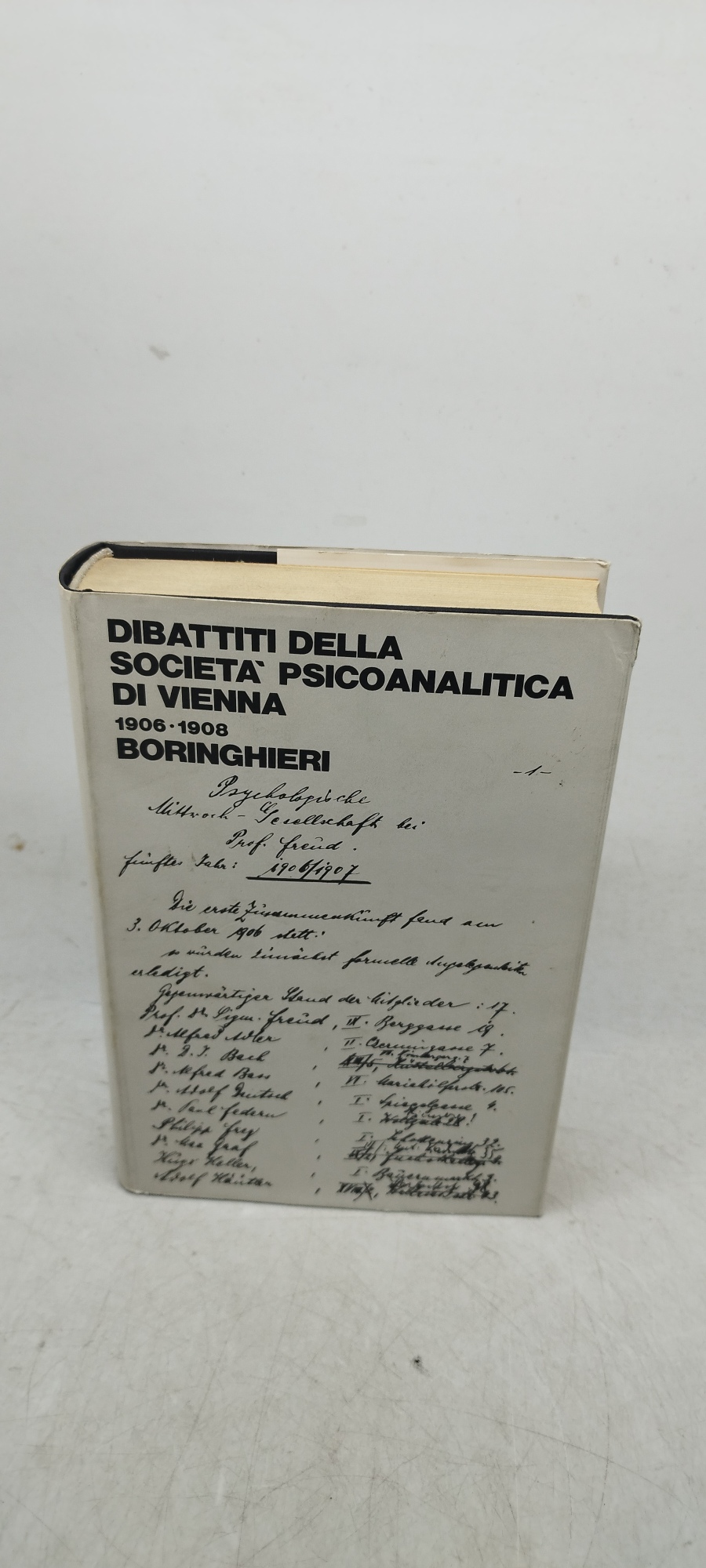 dibattiti della società psicoanalitica di vienna 1906 1908 boringhieri