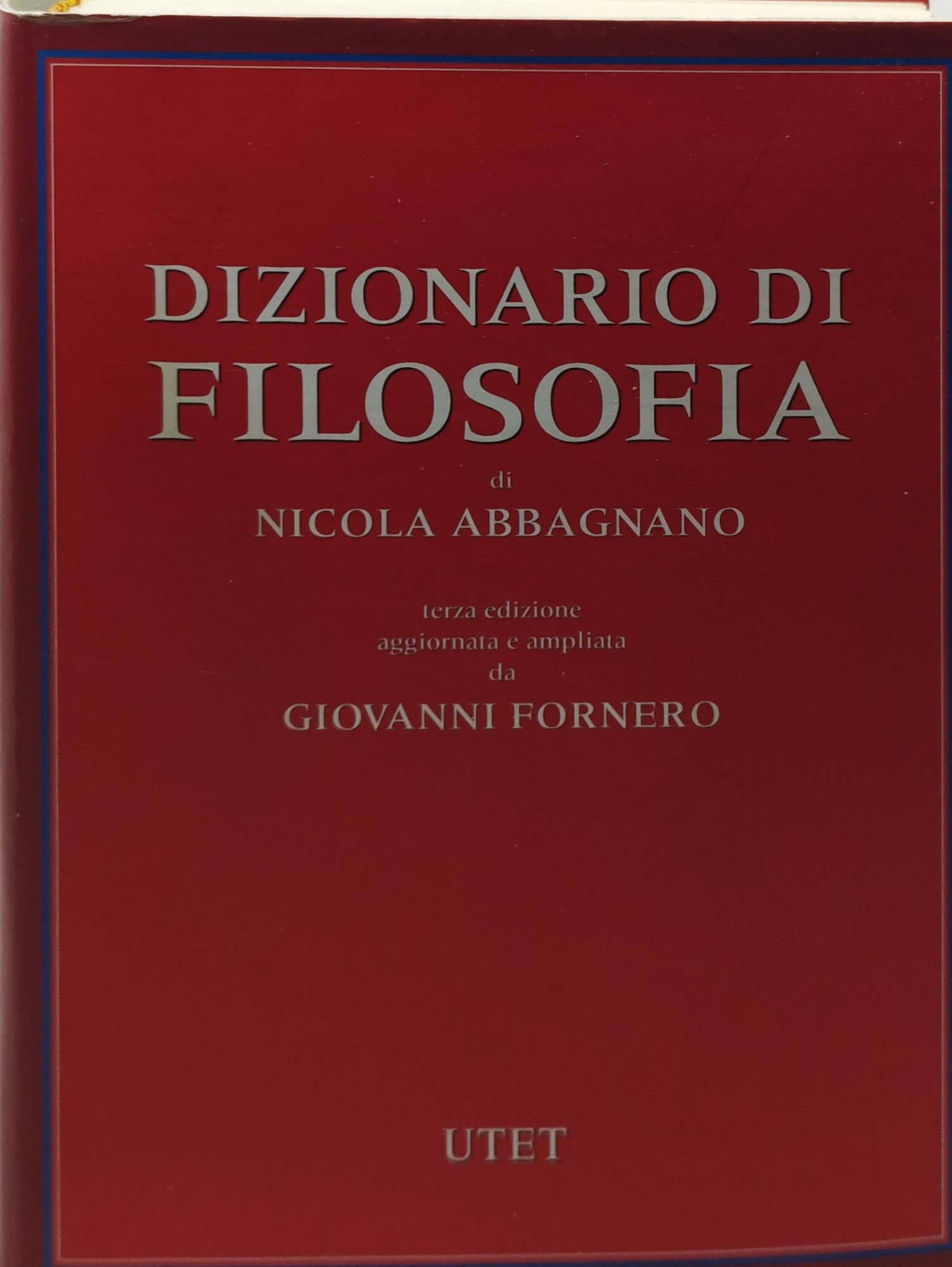 dizionario di filosofia utet