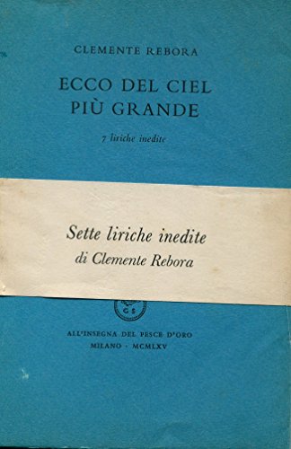 ECCO DEL CIEL PIU' GRANDE