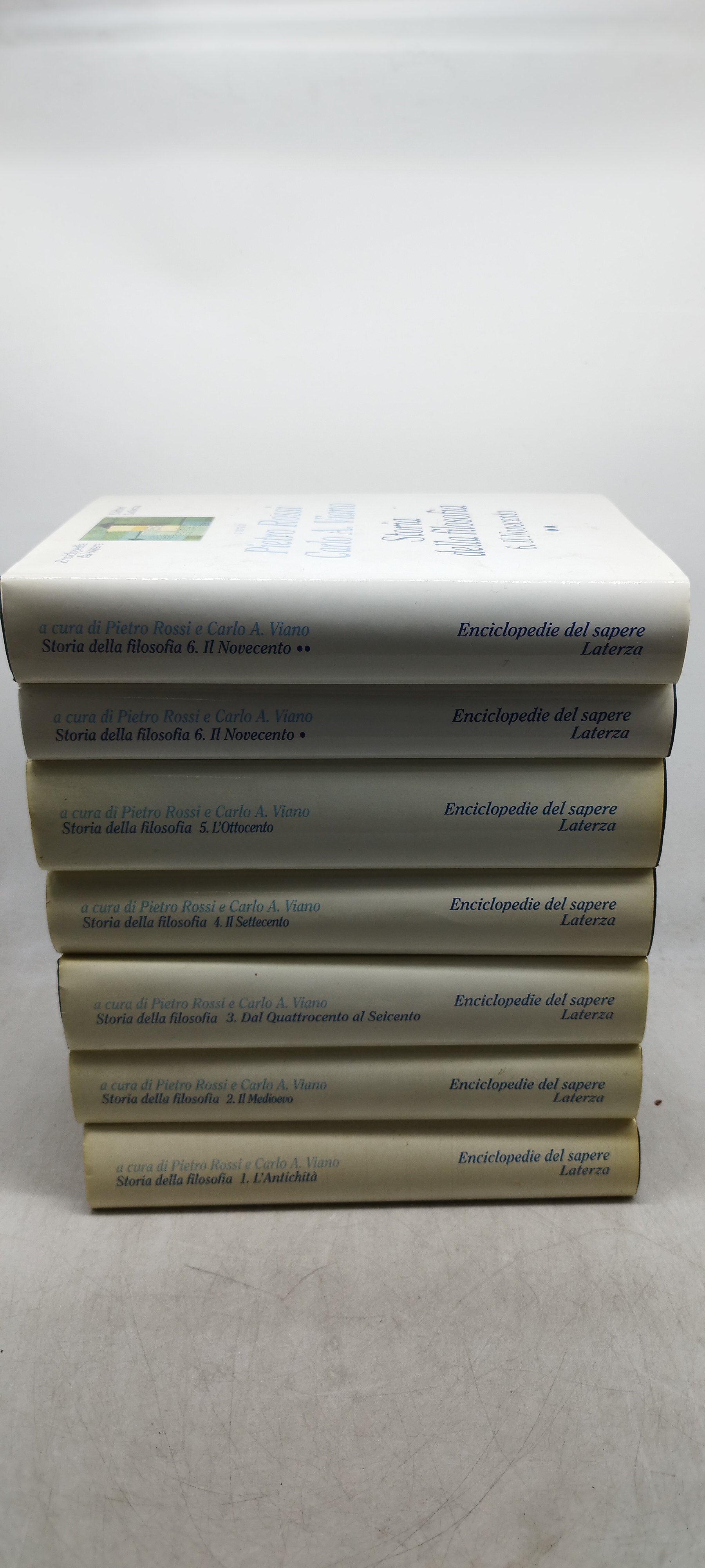 enciclopedia del sapere laterza 7 tomi 6 volumi