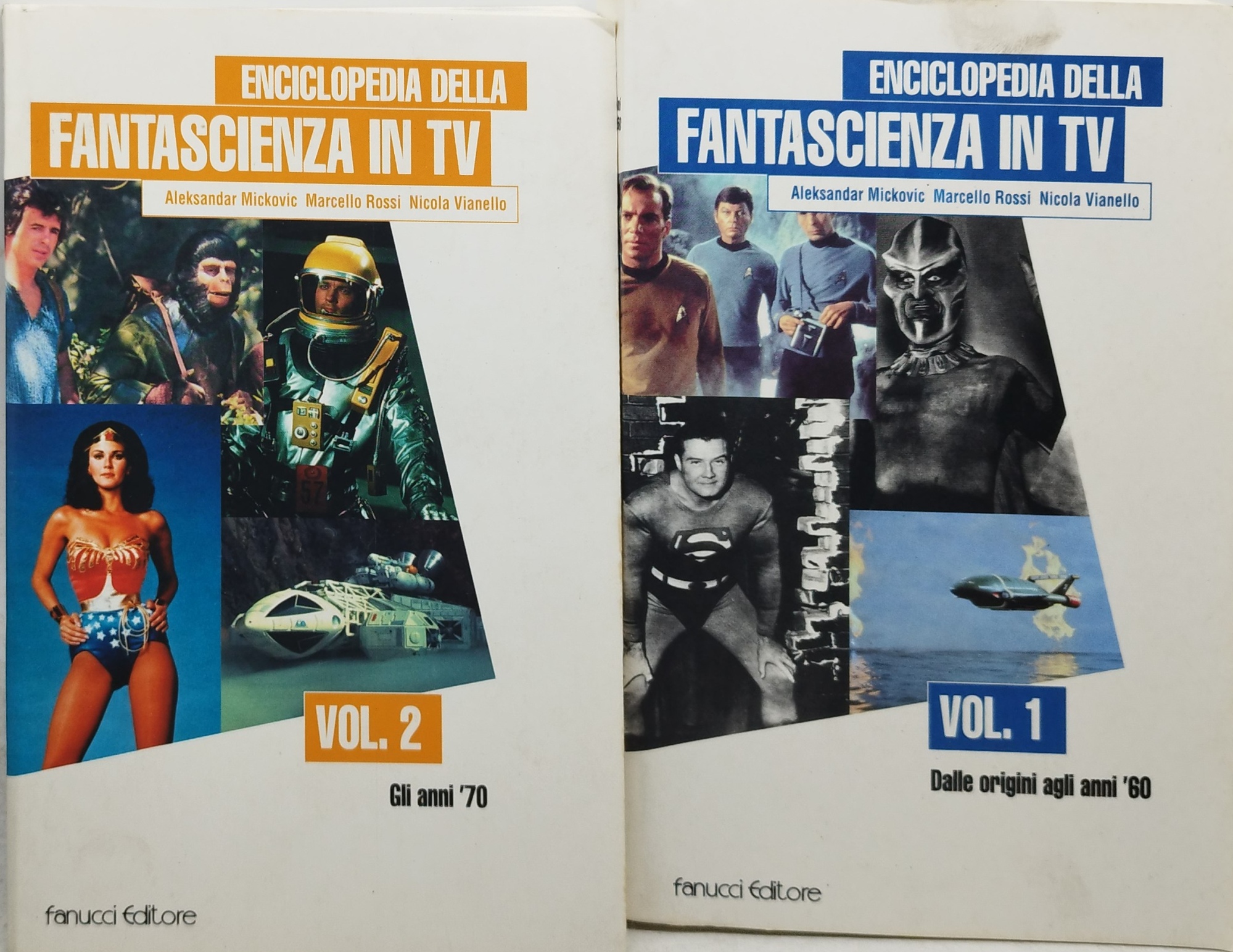 enciclopedia della fantascienza in tv volume 1 e 2