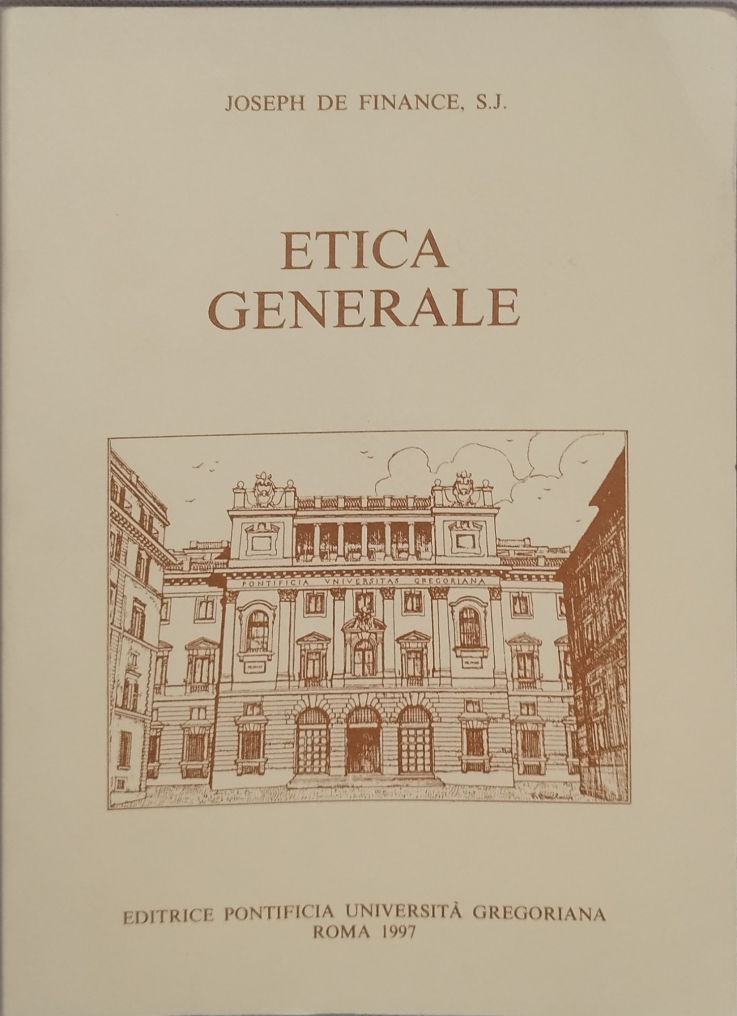 etica generale joseph de finance s.j