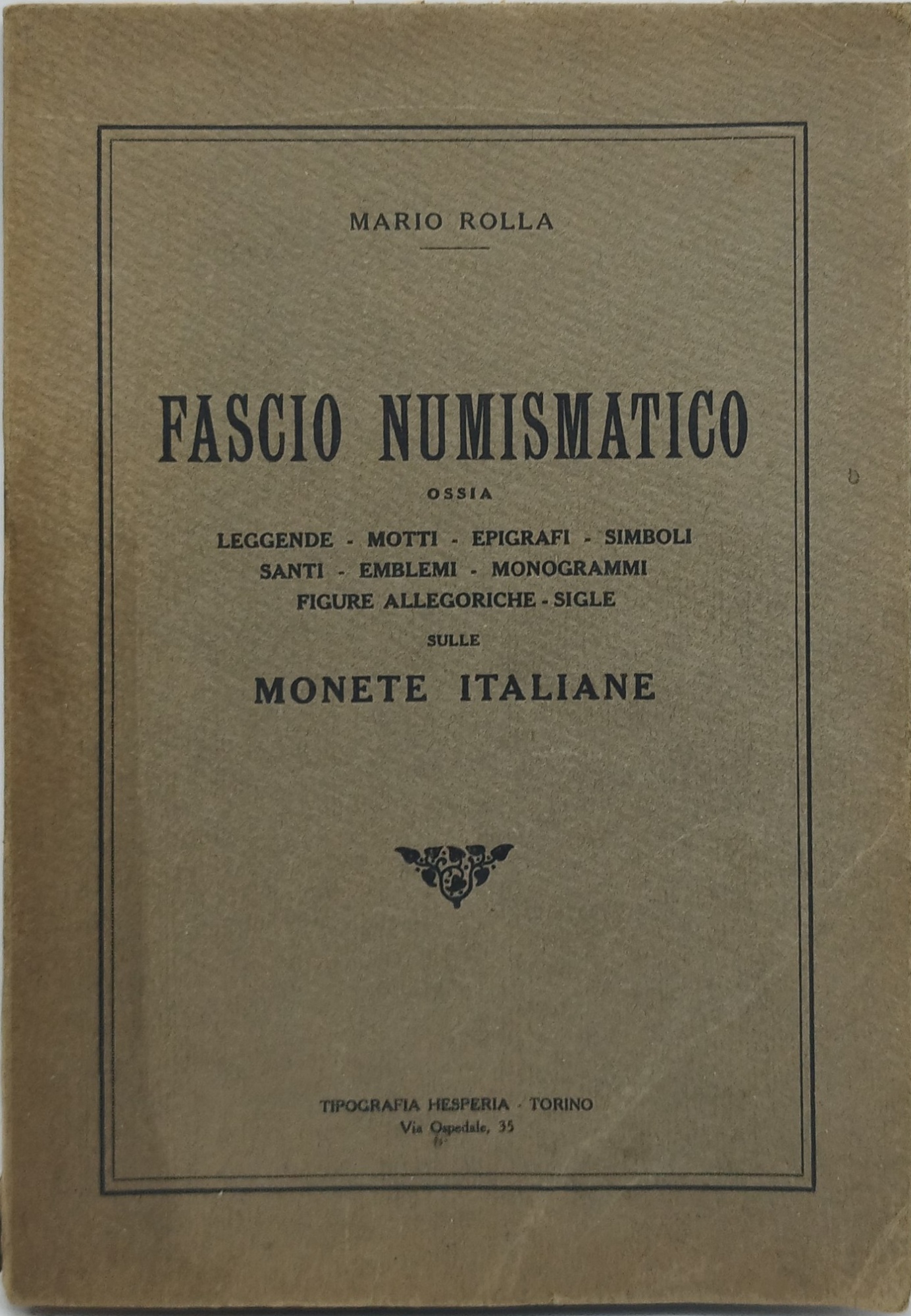 fascio numismatico monete italiane