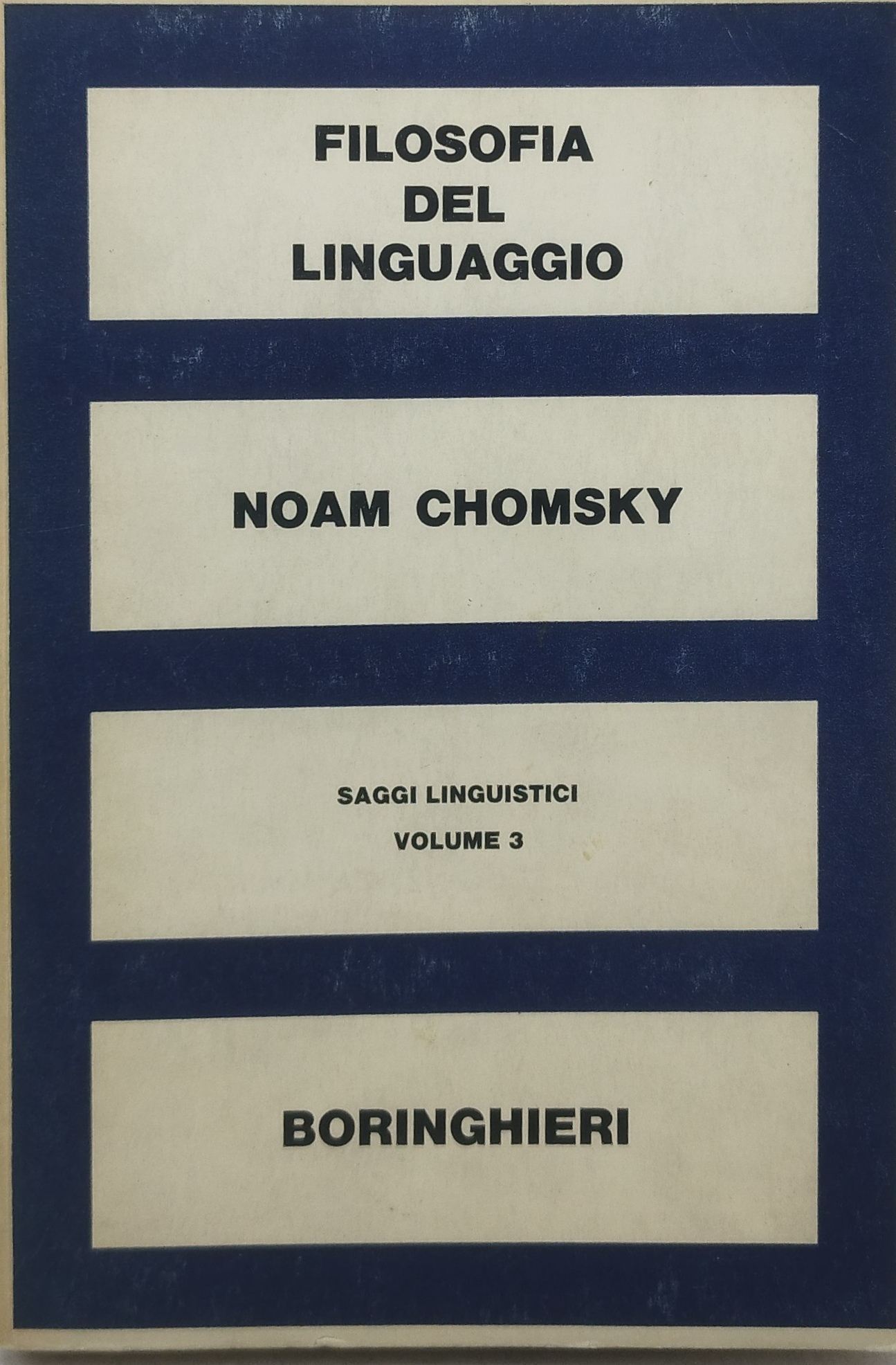 filosofia del linguaggio volume 3 boringhieri