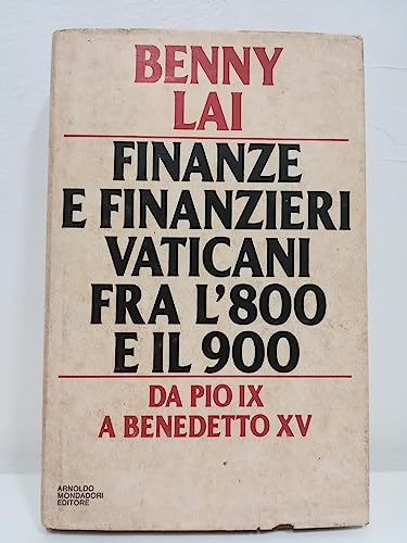 Finanze e finanzieri vaticani fra l'800 e il 900 Da …