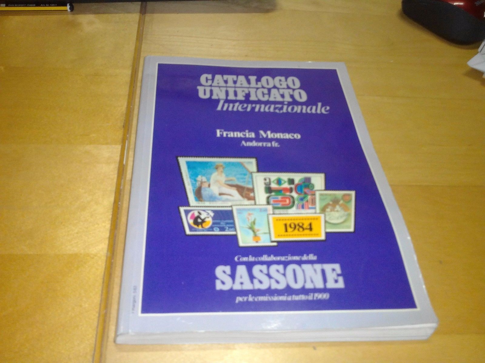 francobolli catalogo unificato internazionale 1984 francia monaco andorra fr.
