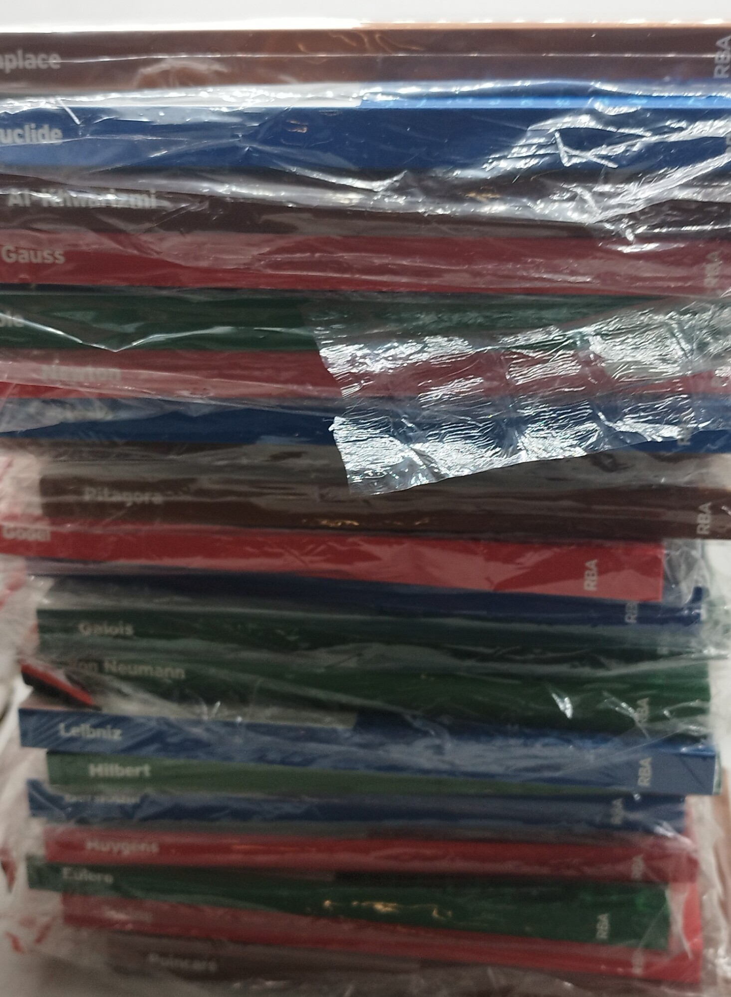 geni della matematica rba 24 volumi sigillati