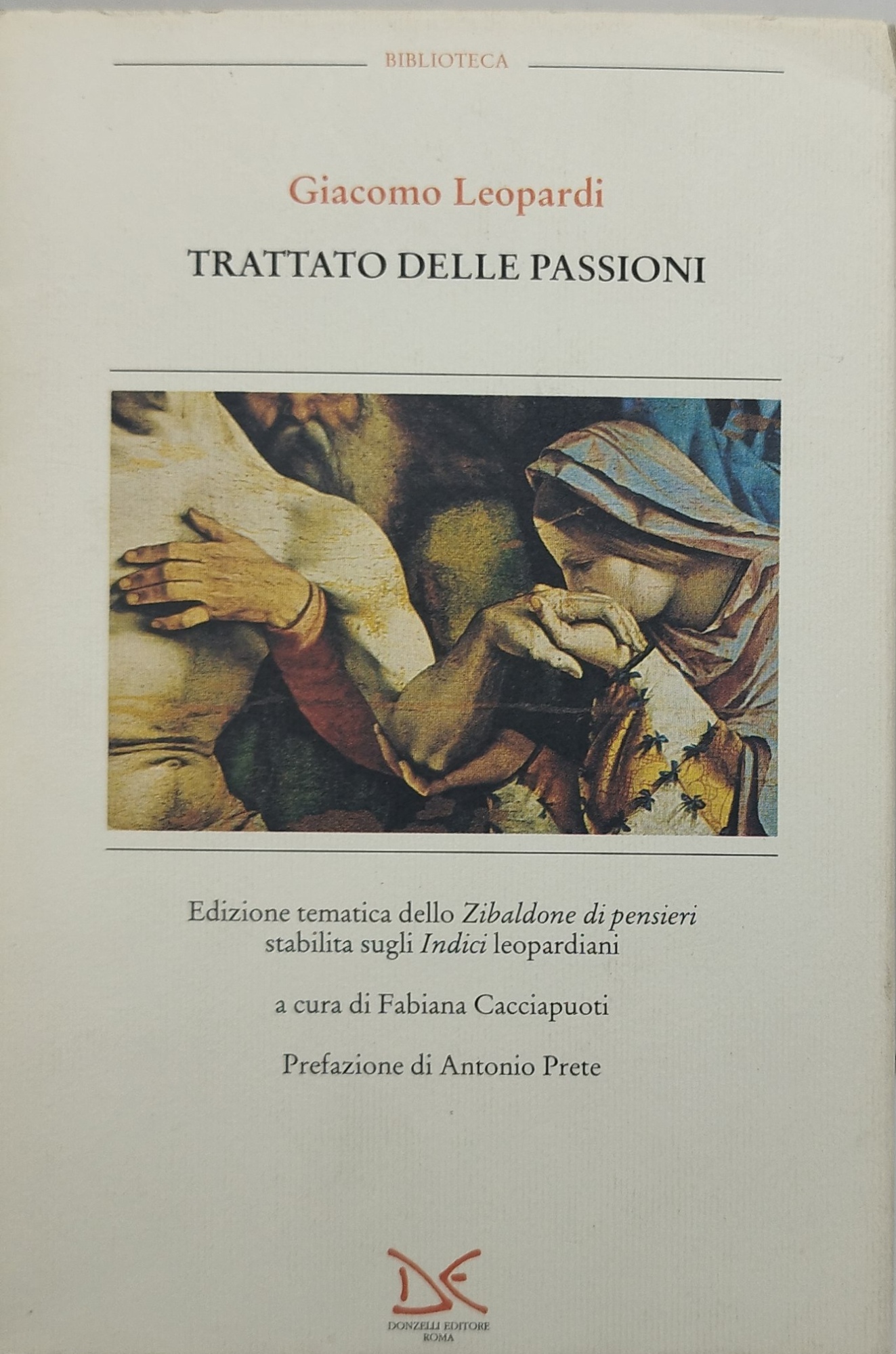 giacomo leopardi trattato delle passioni