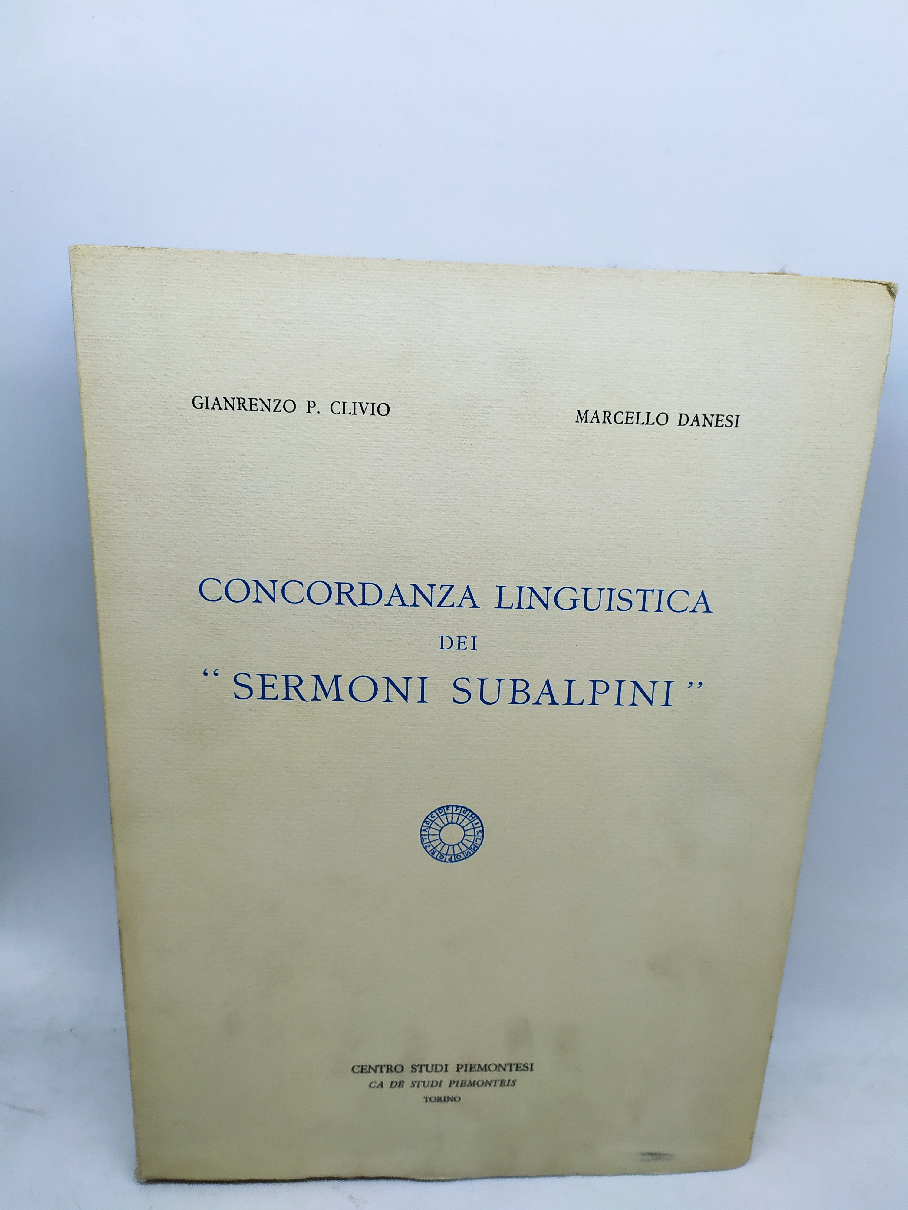 gianrenzo p.clivo marcello danesi concordanza linguistica dei sermoni subalpini