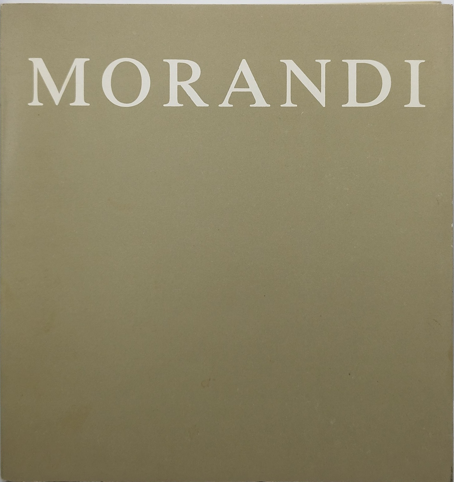 giorgio morandi 25 luglio 13 settembre 1981 catalogo