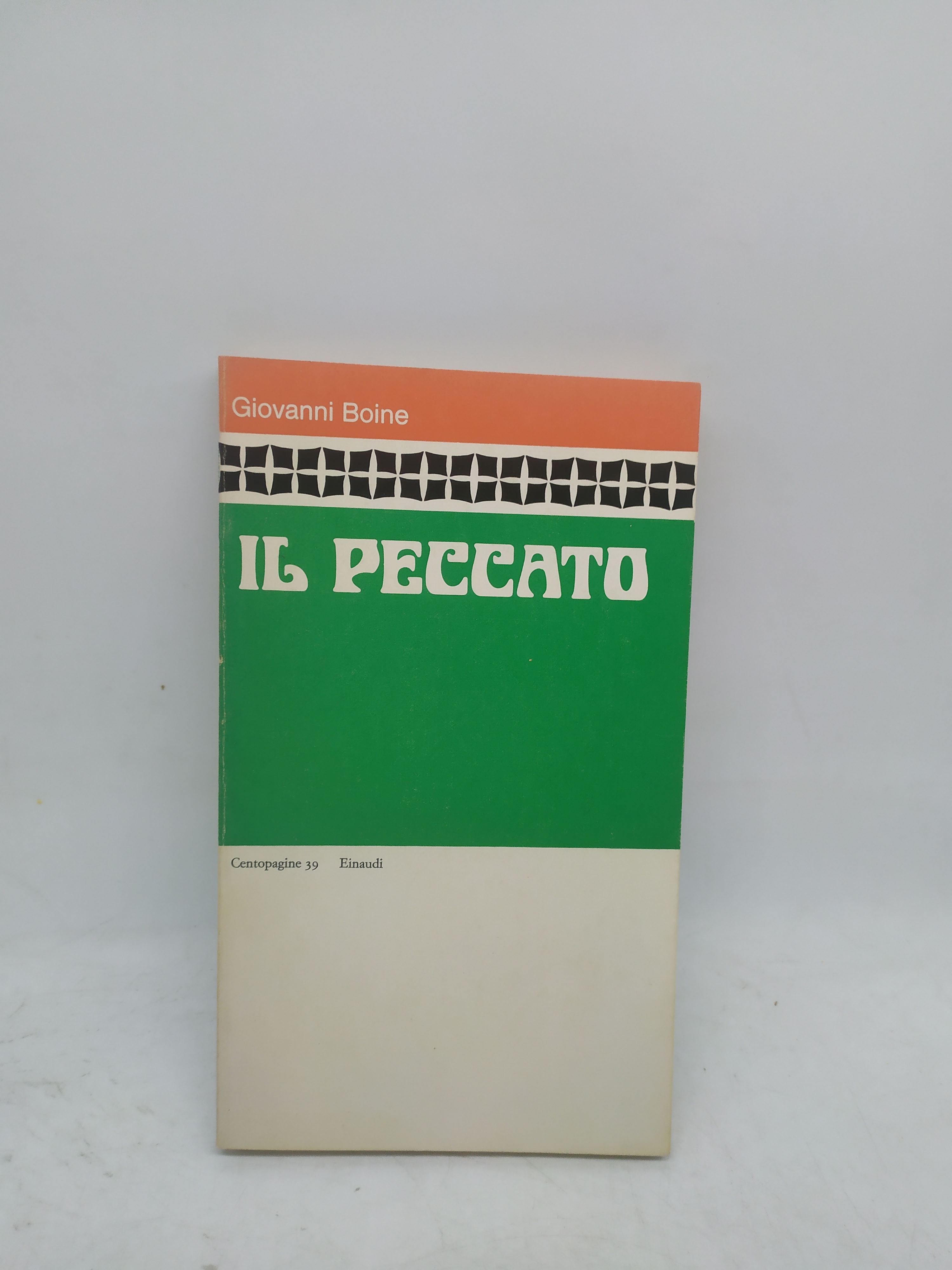 giovanni boine il peccato einaudi 1975