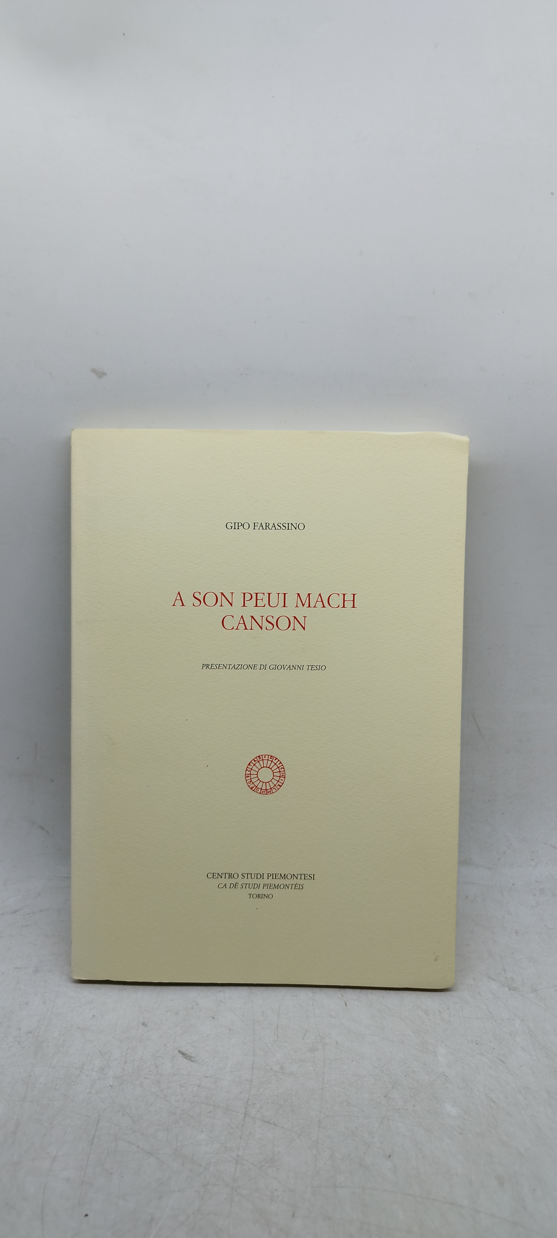gipo farassino a son peui mach canson centro studi piemontesi
