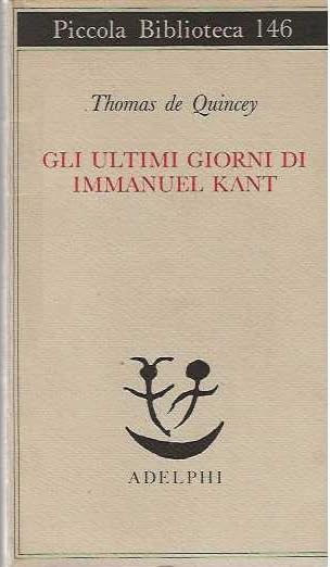 Gli ultimi giorni di Immanuel Kant