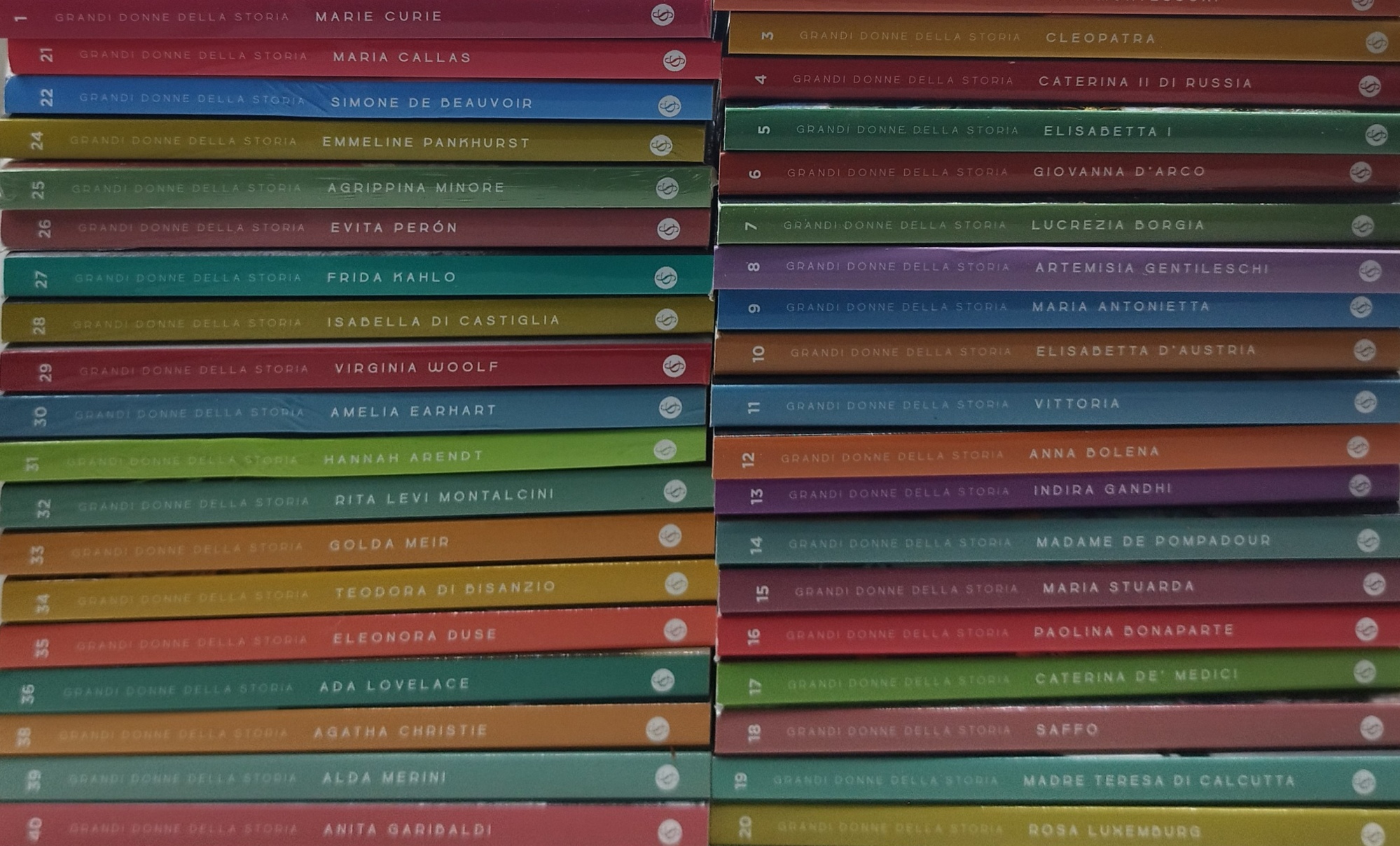 grandi donne della storia 39 volumi corriere della sera