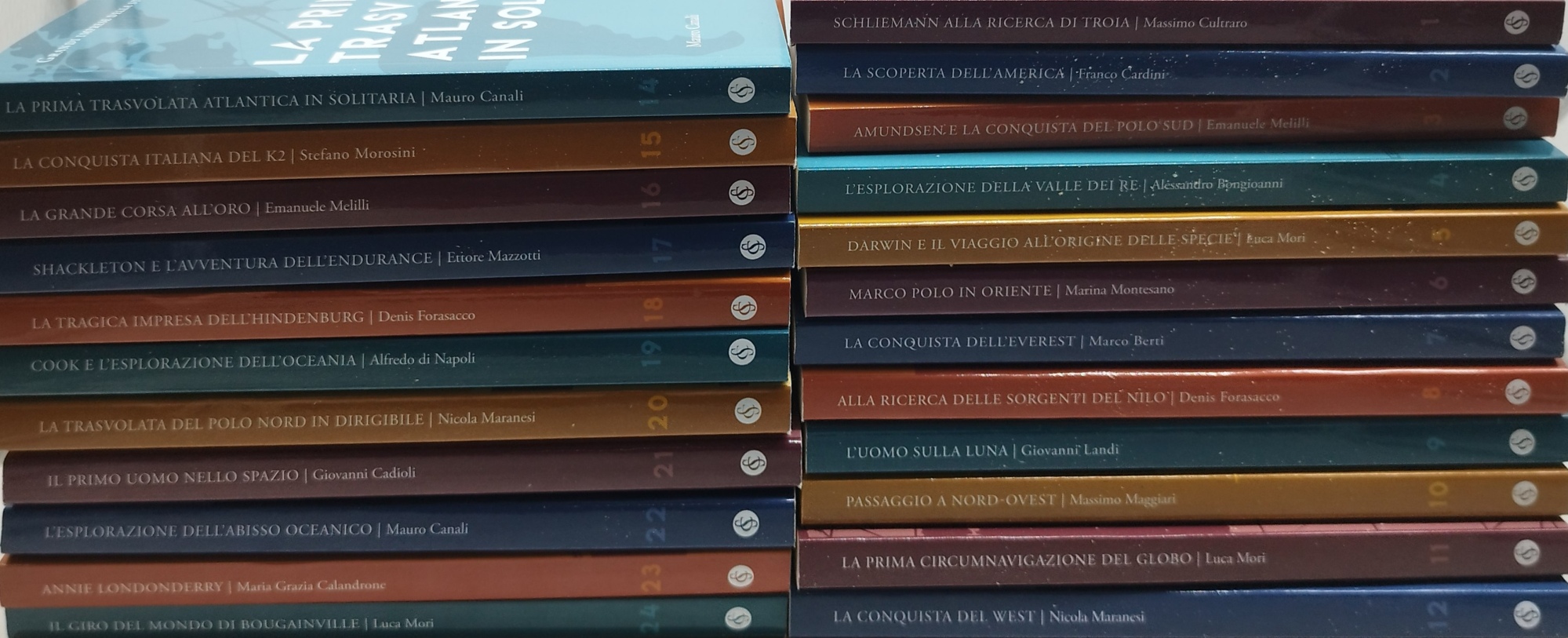 grandi imprese della storia 25 volumi corriere della sera