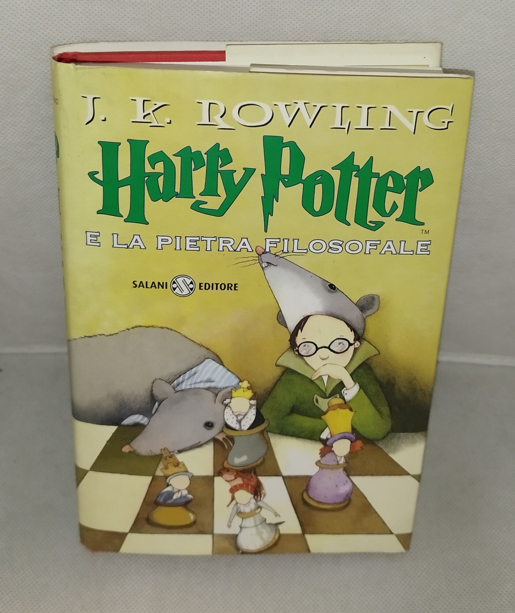 harry potter e la pietra filosofale tela rossa salani
