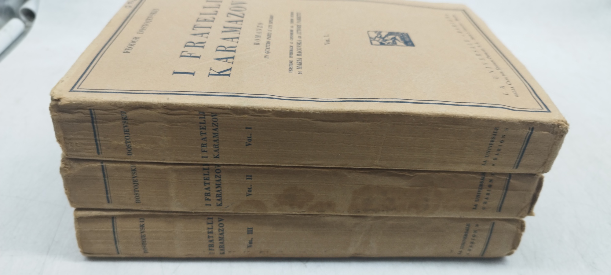 i fratelli karamazov feodor dostojevskij 3 volumi