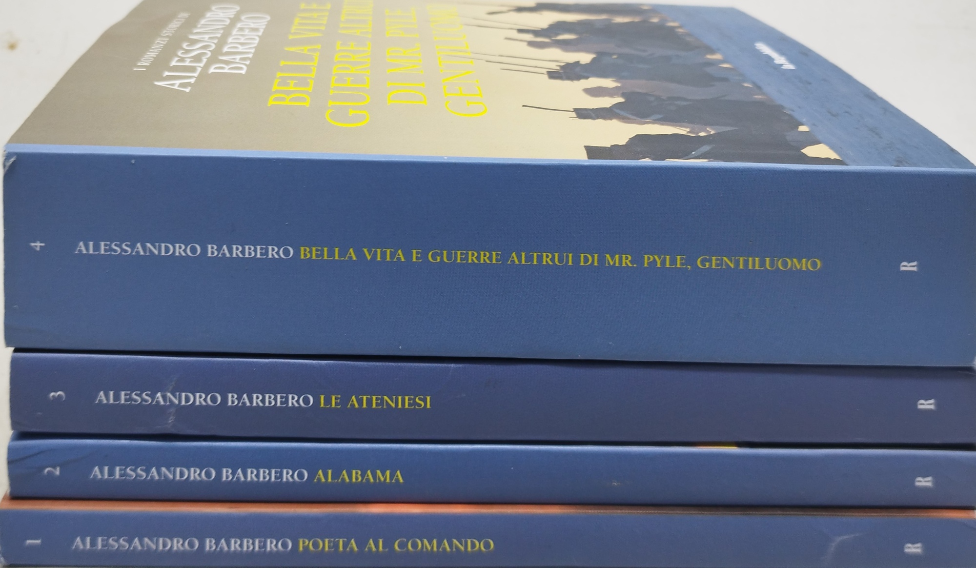 i romanzi storici di alessandro barbero la repubblica 4 volumi