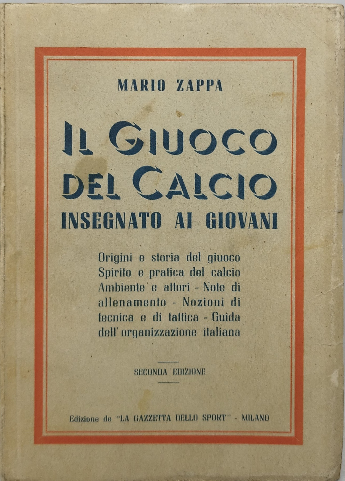 il giuoco del calcio insegnato ai giovani