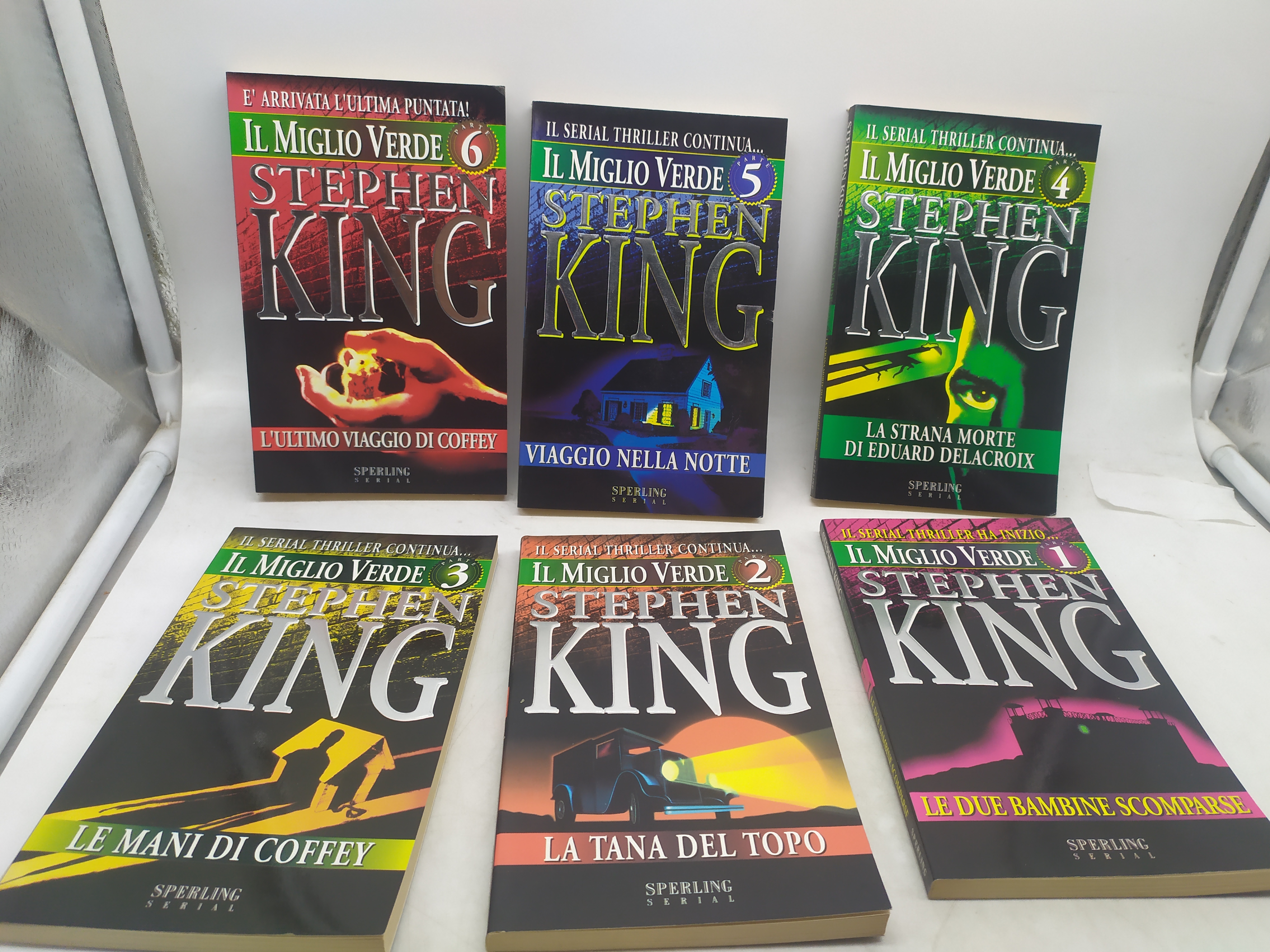 il miglio verde stephen king 6 volumi completa sperling serial