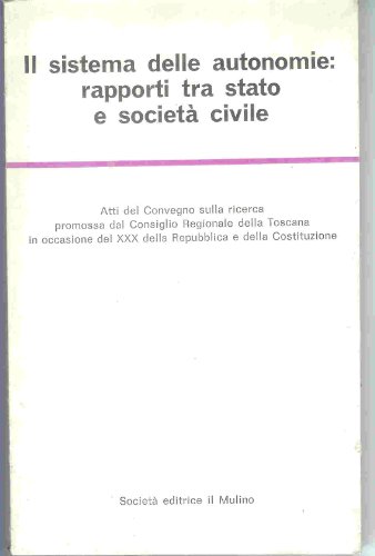 Il sistema delle autonomie rapporti tra stato e società civile.