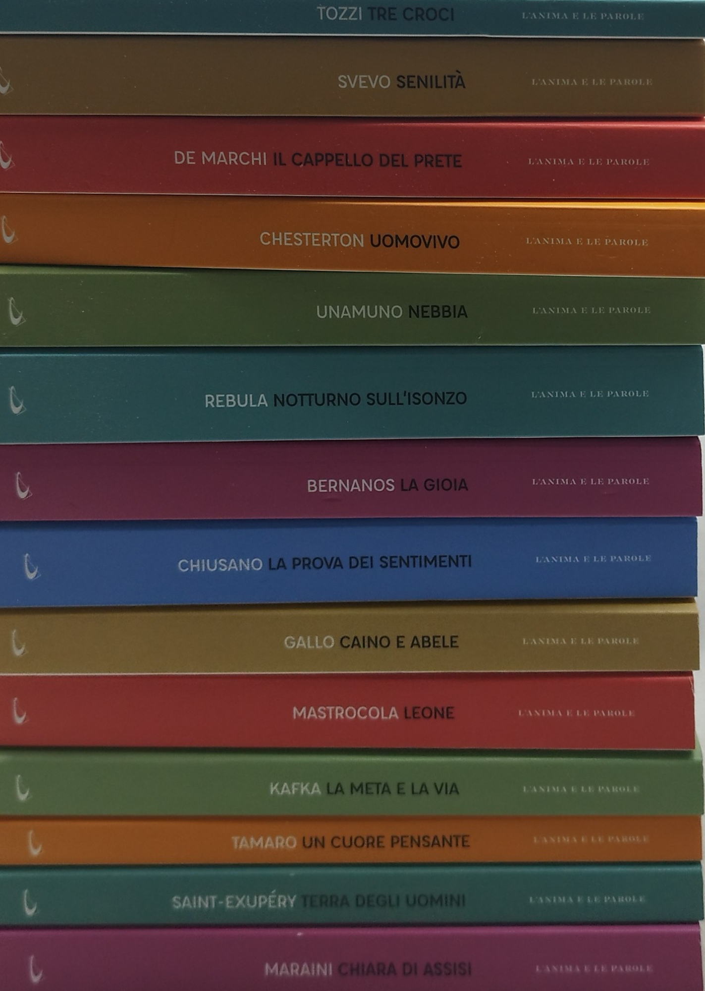 l'anima e le parole 14 volumi